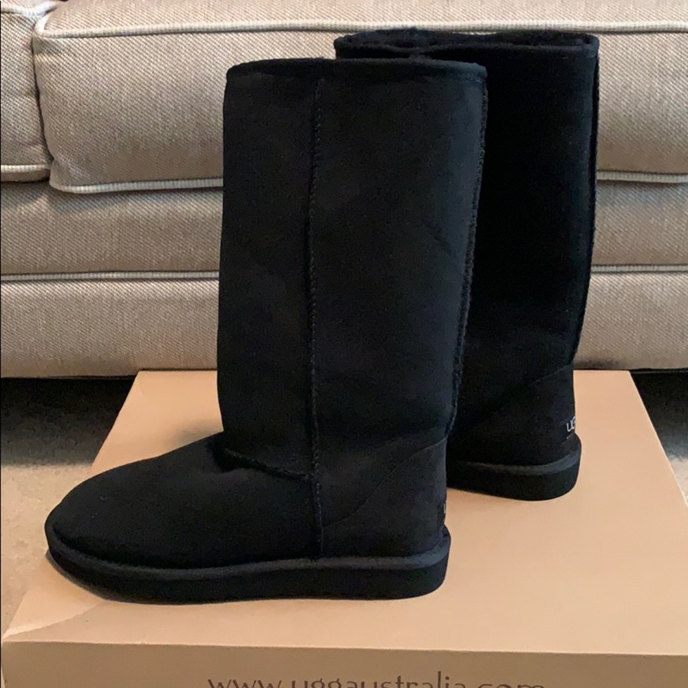 UGG Classic Tall black boots. Never worn.